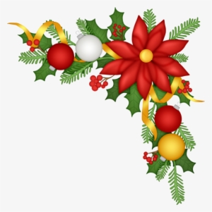 Christmas Corner Decorations Png Download - Border Transparent Christmas Clipart