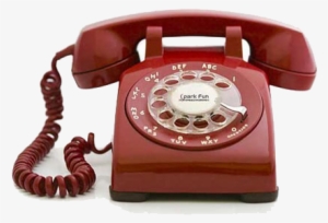 Phone Orders - Red Rotary Phone Png