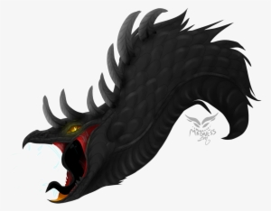 Artisticrealistic Black Dragon - Black Dragon Mope Io