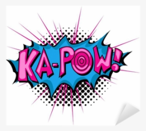 Comic Expression Vector Text Sticker • Pixers® • We - Pow In Graffiti