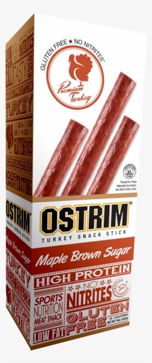 Ostrim Turkey Maple Brown Sugar Snack Sticks - Ostrim Chicken Snack Stick Buffalo Wing Flavor High