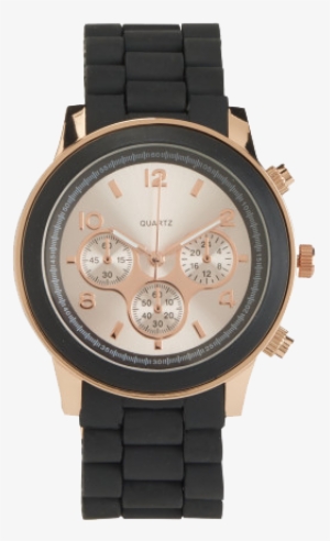 Aeropostale Black Rose Metal Watch