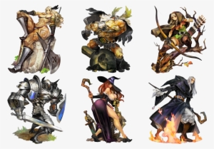 Click For Full Sized Image Character Portraits - Dragons Crown Game