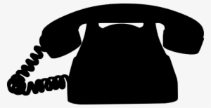 Telephone,old,the Past,retro - Telephone Silhouette Vector