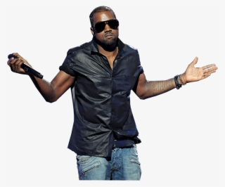 Kanye West Shrug Transparent