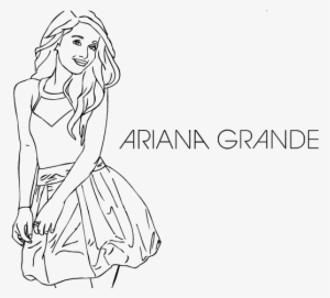 Ariana Grande Coloring Page Coloringcrew Ariana Grande - Disegni Di Ariana Grande Da Colorare