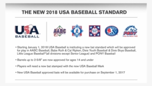 Usa Baseball Bat Standard - Usa Baseball