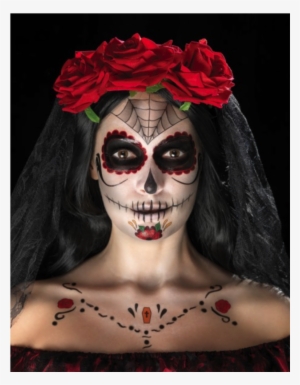 Day Of The Dead Face Paint Female Transparent PNG - 988x988 - Free ...