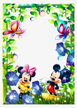 Download Cartoon Characters Frames Clipart Picture - Mickey Mouse Cartoon Frame