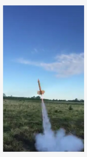 The Vimana Model Rocket Launches Near Columbia, Mo - Missile