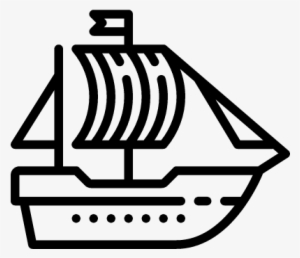 Old Ship With Sails Vector - Sail
