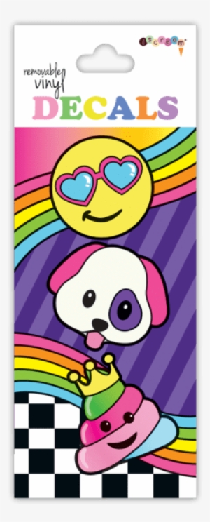 Emoji Party Decals Small - Mines Press, Inc. Iscream Sugar-riffic Pretty In Pink