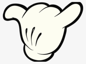 Pictures Of Cartoon Hands - Shaka Hand Mickey Png