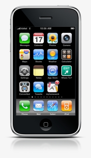 First Iphone Home Screen