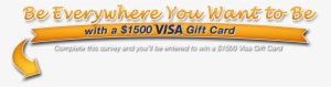 Your Chance To Win A $1,500 Visa Gift Card - Visa