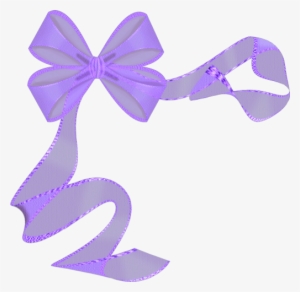 Ribbon Moño Lazos Ribbons Gift Regalo Present Presente - Purple Ribbon Page Border