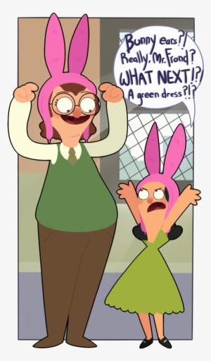 Frond And Louise By Krystalfleming Bobs Burgers Louise, - Louise Belcher Without Her Ears