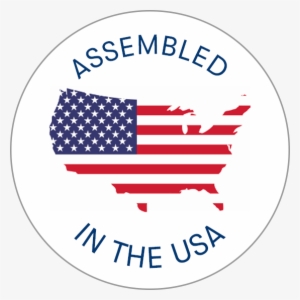 Assembled In The Usa Seal - United States Of America Country Flag