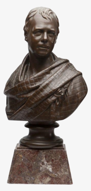 Life Size Bronze Bust Of Sir Walter Scott After The - Bronze Sculpture
