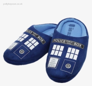 The Best Deal Online Doctor Who Tardis Printed Slippers - Dr Who Slipper