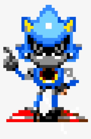 Metal Sonic - Metal Sonic Pixel Png