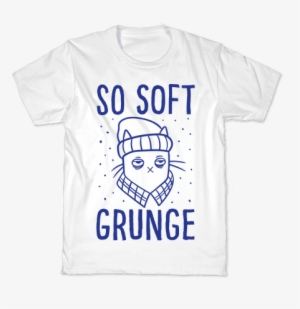 Soft Grunge Cat Kids T-shirt - Run Jump Throw Repeat