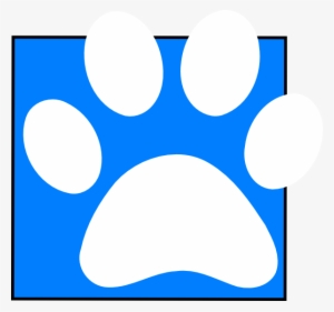 Bigger White Paw Clip Art At Clker