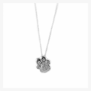 Roberto Coin 18kt White Gold Diamond Paw Pendant - Locket