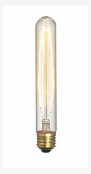 Large Tube Edison Bulb - Parlane Vintage Globe Light Bulb (40w) Clear