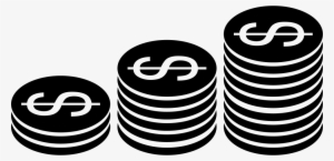 Increasing Stacks Of Dollar Coins Comments - Dollar Coins Png Icon