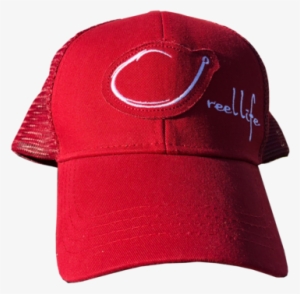 Script Circle Hook Patch Fishing Trucker Hat - Hat