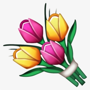 Download Bouquet Emoji Image In Png - Ramo De Flores Emoji