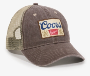 Coors Brown/khaki Snapback Hat - Coors Baseball Caps
