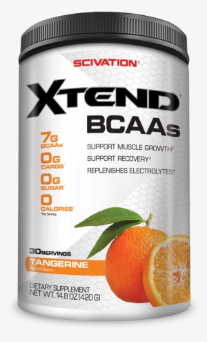 Scivation Xtend Bcaa Powder, Tangerine, 30 Servings - Scivation Xtend Strawberry Mango