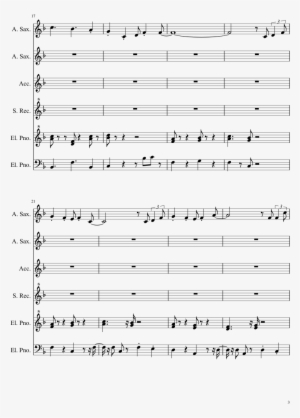 Super Mario 3d World Sheet Music Composed By Mahito - Takarajima Saxophone Sheet Music