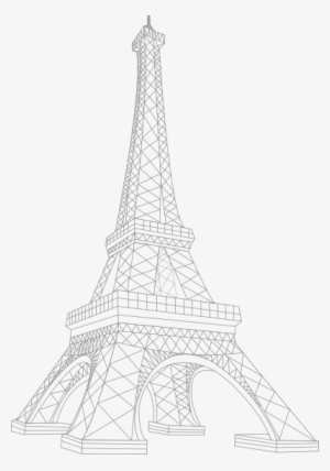 Eiffel Tower Line Drawing Clipart Free Clip Art Images - Torre Eiffel White Png