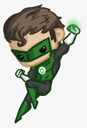 Green Lantern Clip Art Medium Size - Cute Green Lantern Drawing