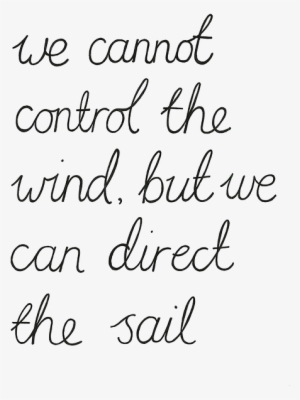 Banner Royalty Free Library Be Transparent Quotes - You Cannot Control The Wind