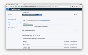 Landing Page For The Ibm Blockchain Console - Cpanel
