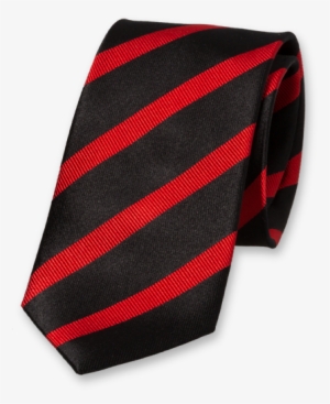 Black/red Striped Tie - Necktie