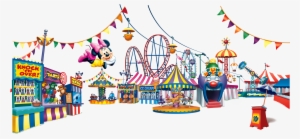 Royalty Free Stock Amusement Clipart Recreational Park - Fun Fair Cartoon Png