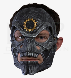 Metal Skull Trophy Mask - Epic Effect Trophäenmaske Metallschädel