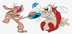 ren and stimpy images ren pulling stimpy's nose off - lotusbandicoot ren and stimpy
