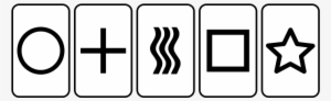 File - Cartas Zener - Svg - Zener Cards