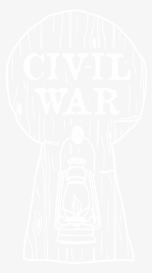 Civil War Escape Room Logo At Get Out Omaha - Twitter White Icon Png