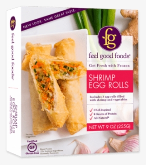 Shrimp Egg Rolls - Feel Good Foods Gluten Free Vegetable Dumplings - 10.75