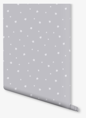 Young Stars Kids Wallpaper Grey - White Wallpaper With Grey Stars