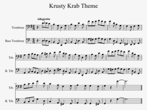 Krusty Krab Theme Sheet Music For Trombone Musescore - River's Dance Firefly Sheet Music