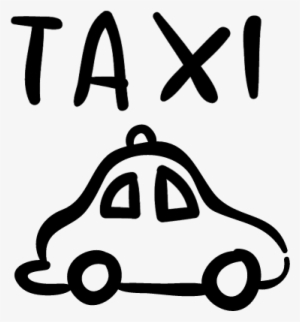 Taxi Hand Drawn Car Vector - Taxi Hand Drawn