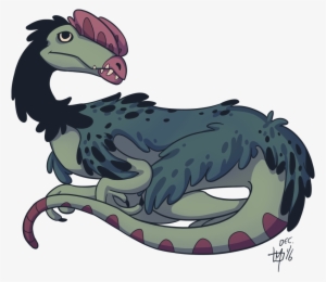 Dilophosaurus - Tumblr - Illustration